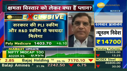 #ZeeBusinessLive spoke with Mr. Himanshu Baid, MD, Polymed. He emphasized that #polymed will continue to invest in new technologies & innovations for better patient care. On guidance for FY24 #polymed targets EBITDA Margin of around 25%. #polymedicure #polymedicureshare