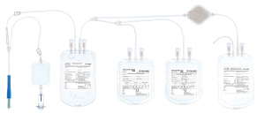 Blood Bag with In-Line Leuko-Depletion Filter