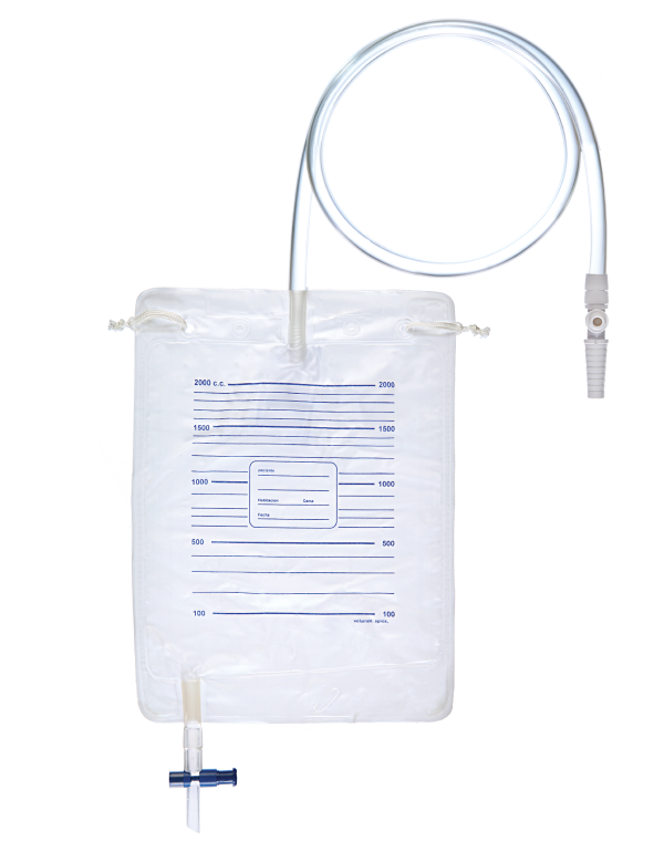 Urine Collection Bag with T-type Bottom Outlet and Sampling port