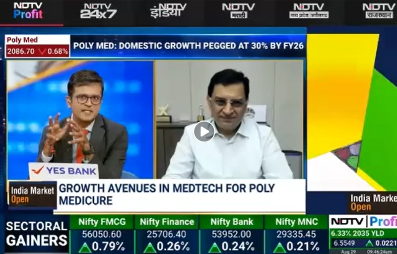 Interview with NDTV Profit- 29 th August 2025