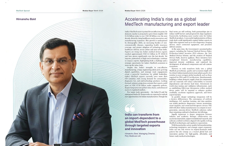 Accelerating India’s Rise as a Global Medtech Manufacturing and Export Leader