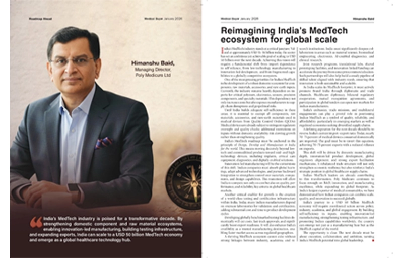 Reimagining India’s Global Medtech Ecosystem for Global Scale Article in Medical Buyer- 23 rd January 2026